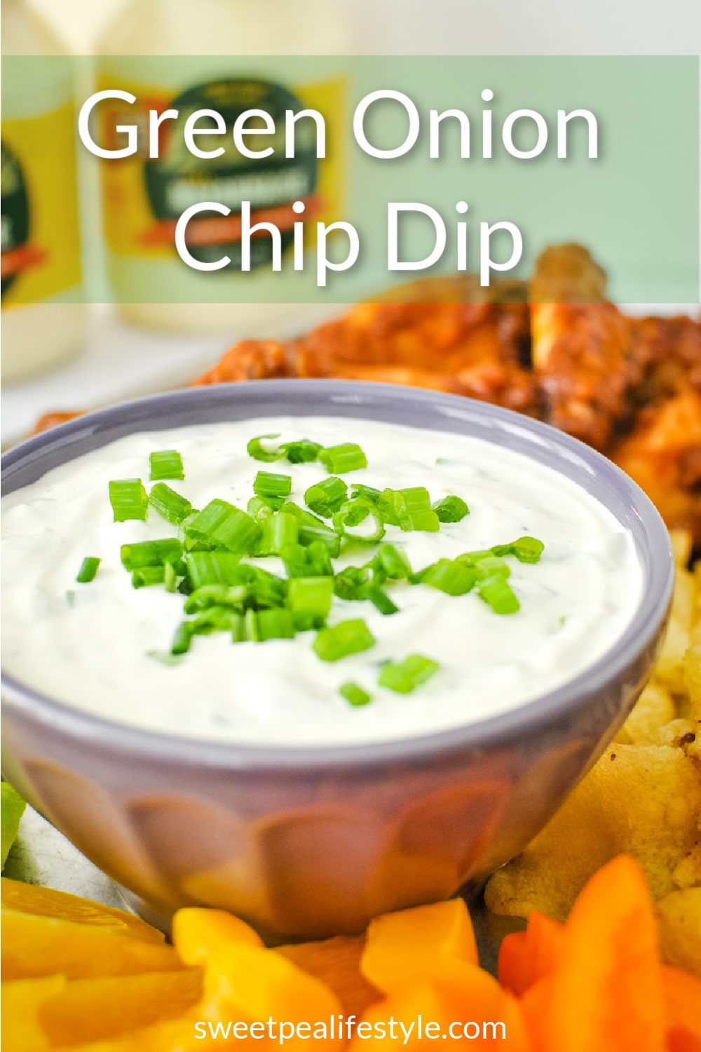 Green Onion Chip Dip Appetizer Recipe