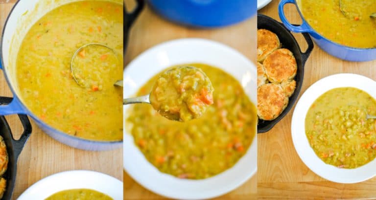 Split Pea Soup Recipe with Leftover Ham Cover Photo