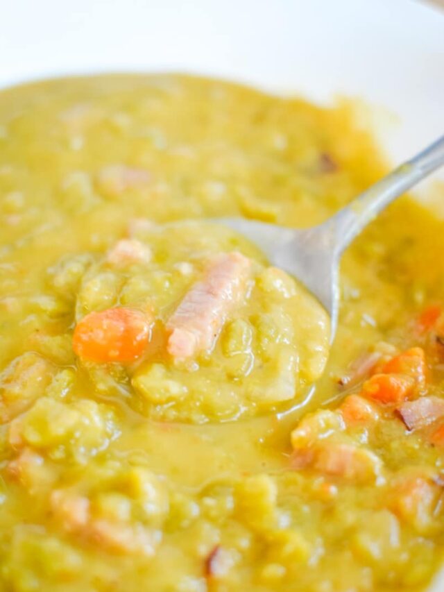 Split Pea Soup with Leftover Ham