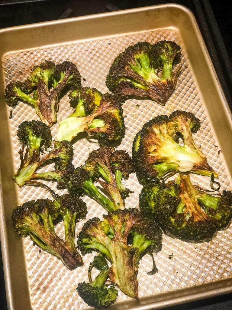 Sheet Pan Roasted Broccoli Steaks