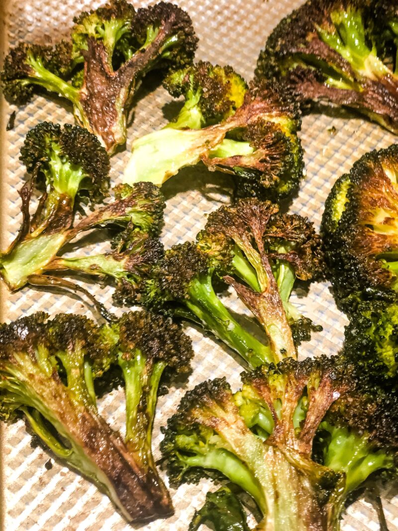 Sheet Pan Roasted Broccoli Steaks Sweetpea Lifestyle
