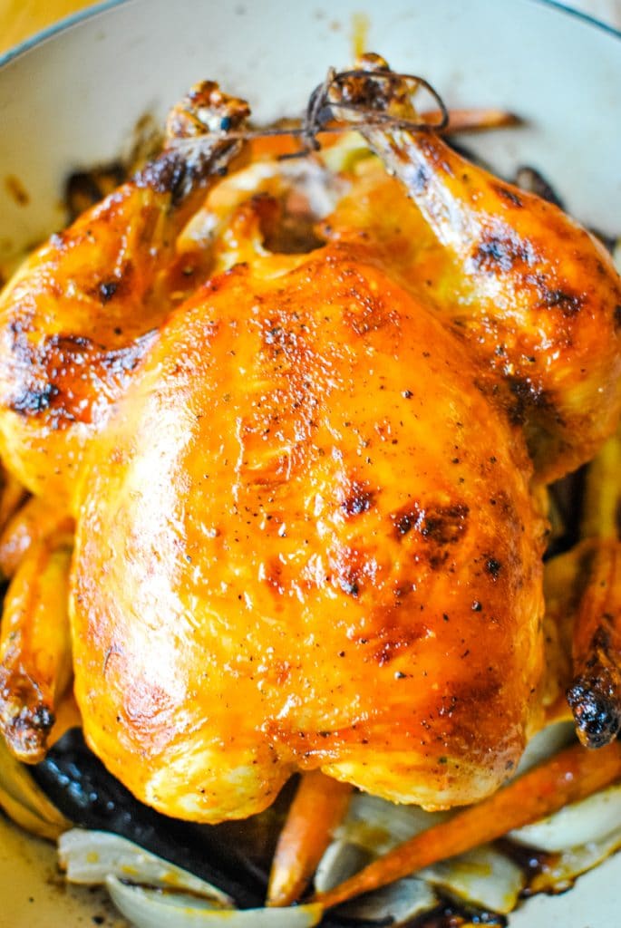 Chicken Roasted with Buffalo Wing Sauce
