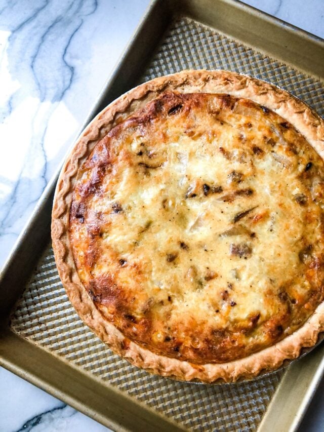 Cheesy Onion Pie!