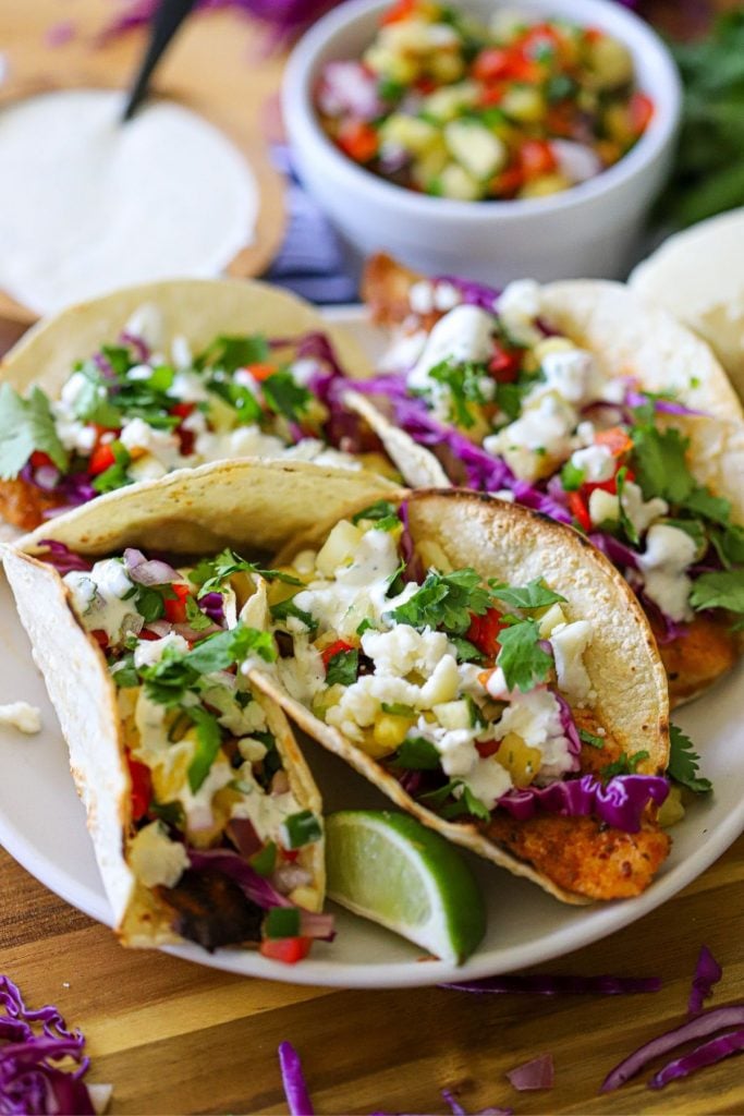 blackened fish tacos