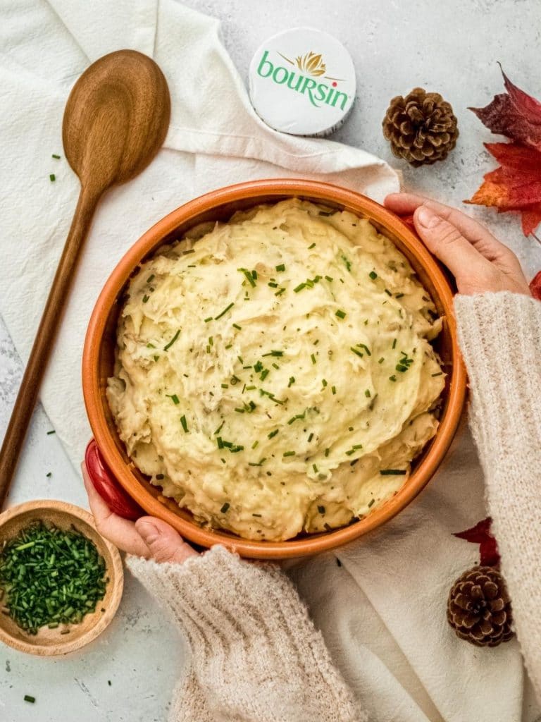 Make Ahead Boursin Mashed Potatoes