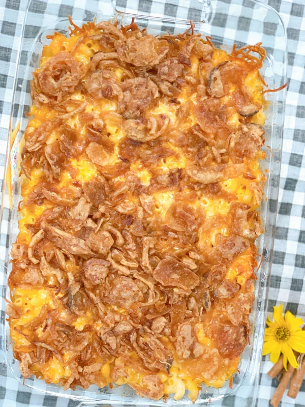 french onion macaroni and cheese
