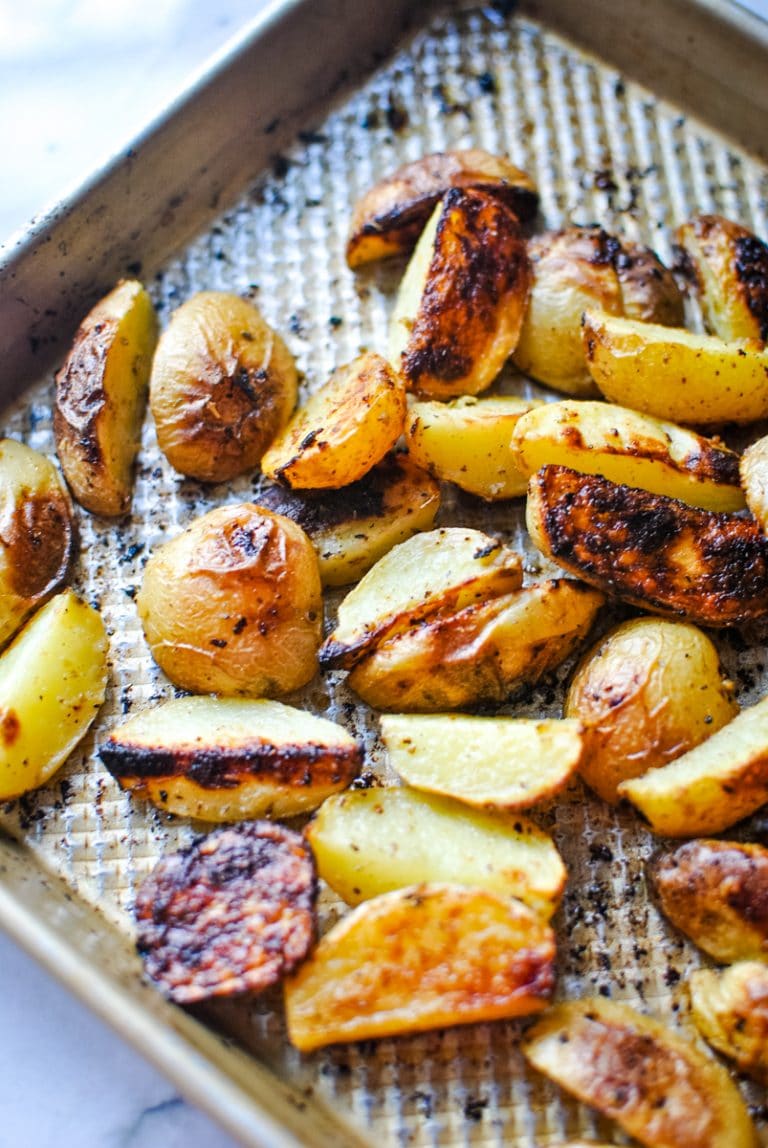 Easy Roasted Mini Potatoes How Long to Roast Mini Potatoes
