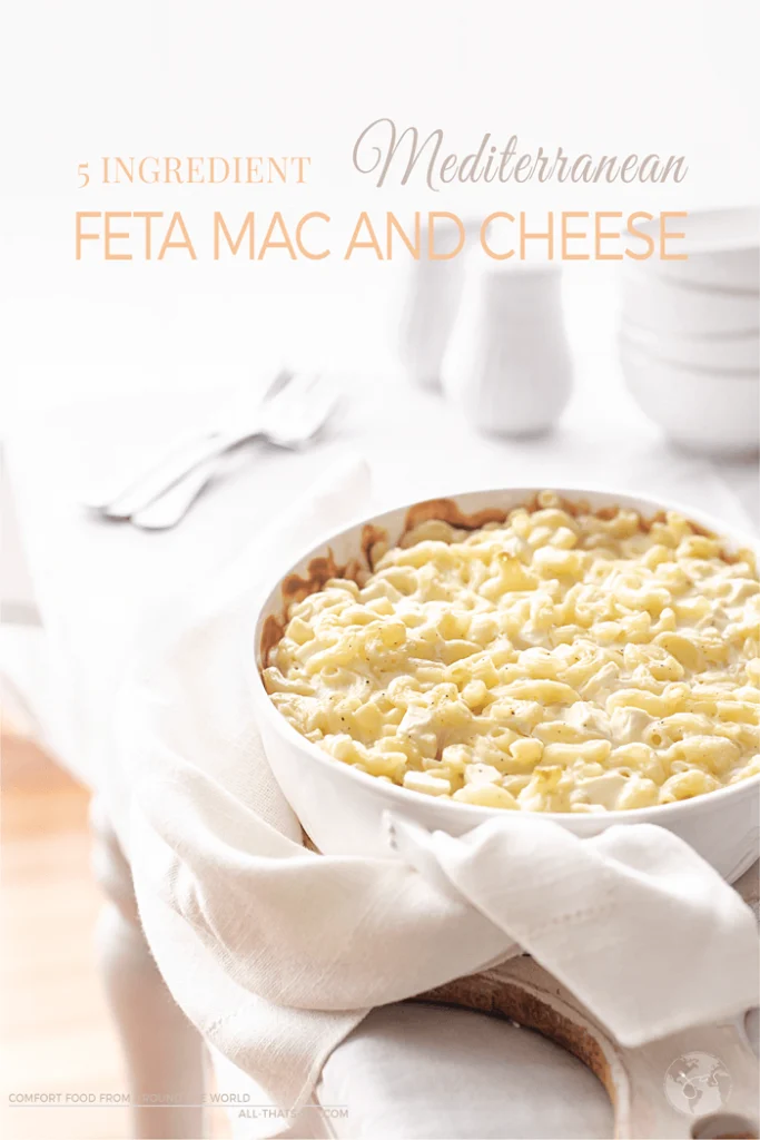 Mediterranean feta mac and cheese