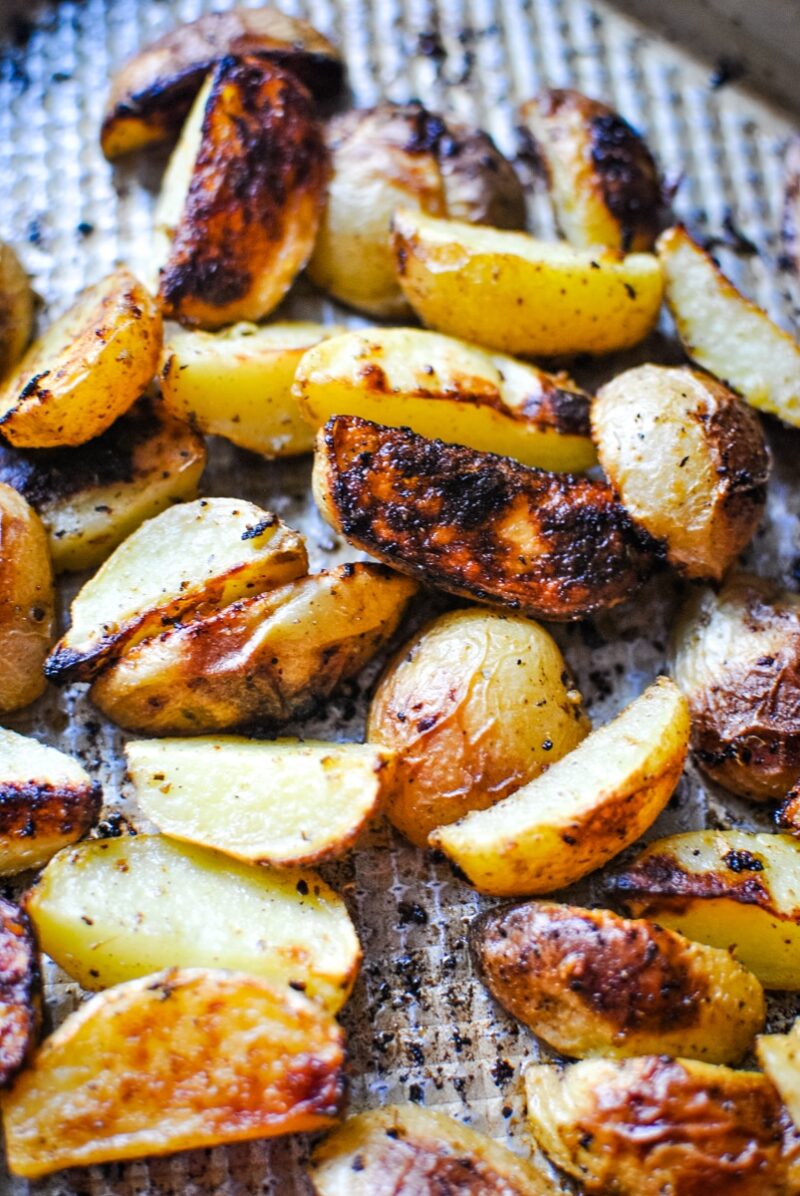 Easy Roasted Mini Potatoes How Long to Roast Mini Potatoes
