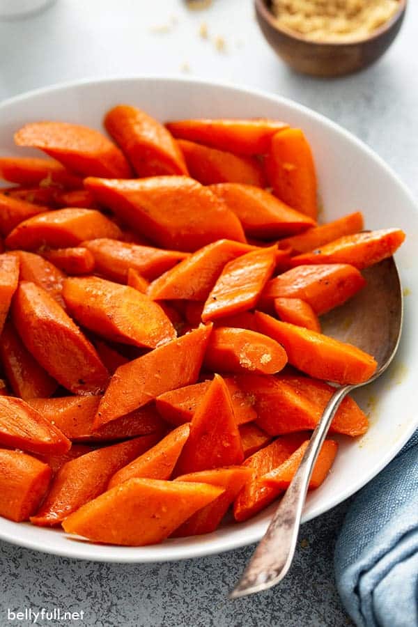 roasted carrots for a side dish for tilapia