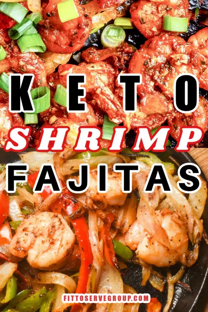 keto shrimp fajitas