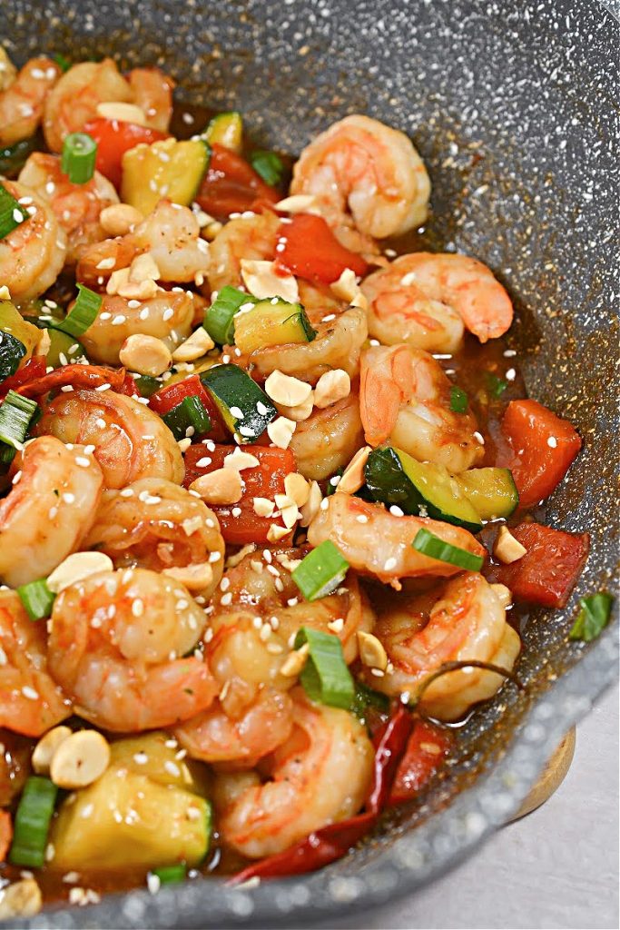 keto kung pao shrimp recipe