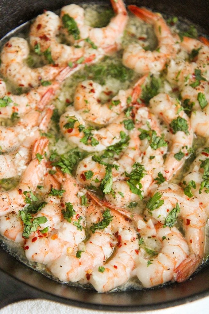 keto baked shrimp scampi