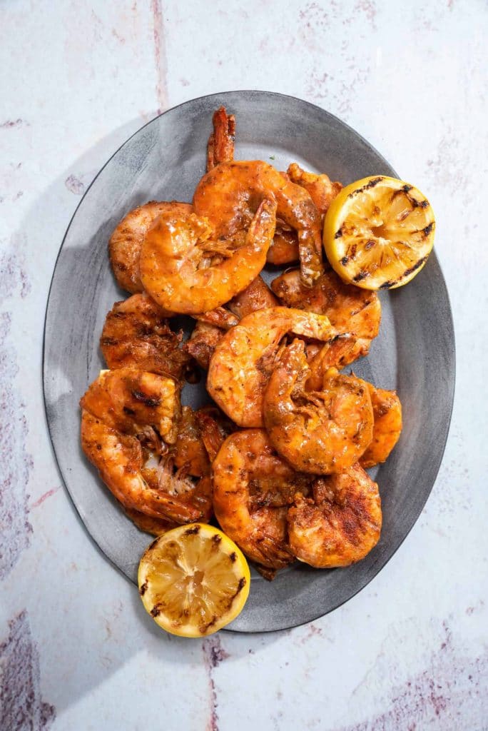 peel and eat keto shrimp with old bay