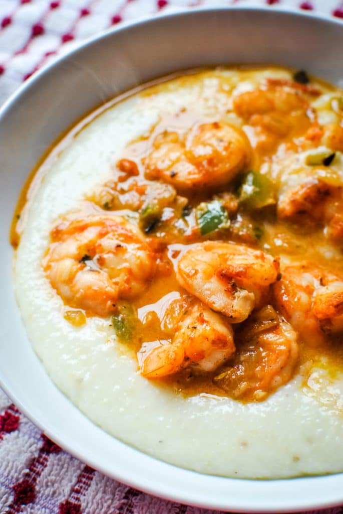 creamy shrimp and grits