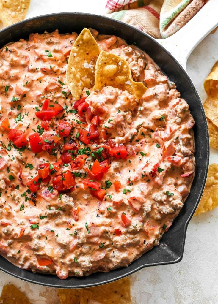 cream cheese sausage dip