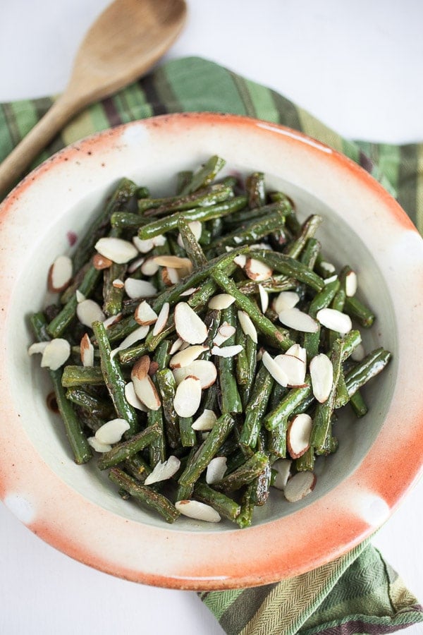 garlic roasted green beans