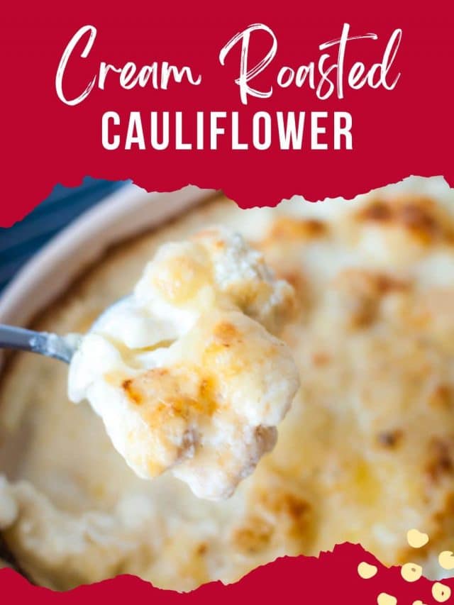 Cream Roasted Cauliflower Recipe