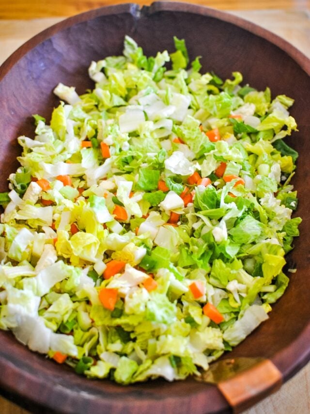 Chopped Salad for Ingredient Prep!