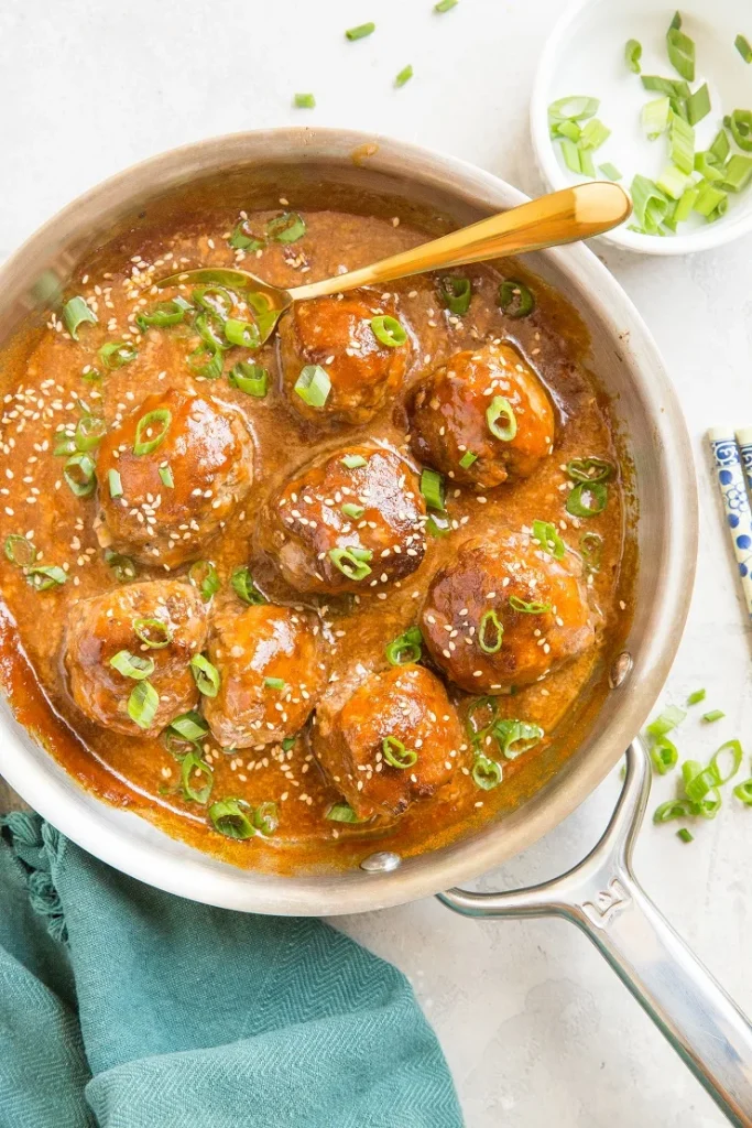 sweet and sour paleo meatballs