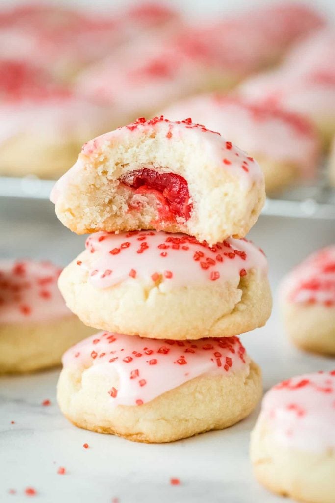 Almond Cherry Cookies