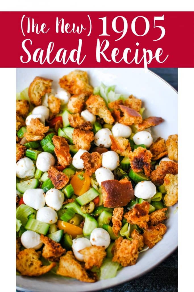 (The New) 1905 Salad Recipe