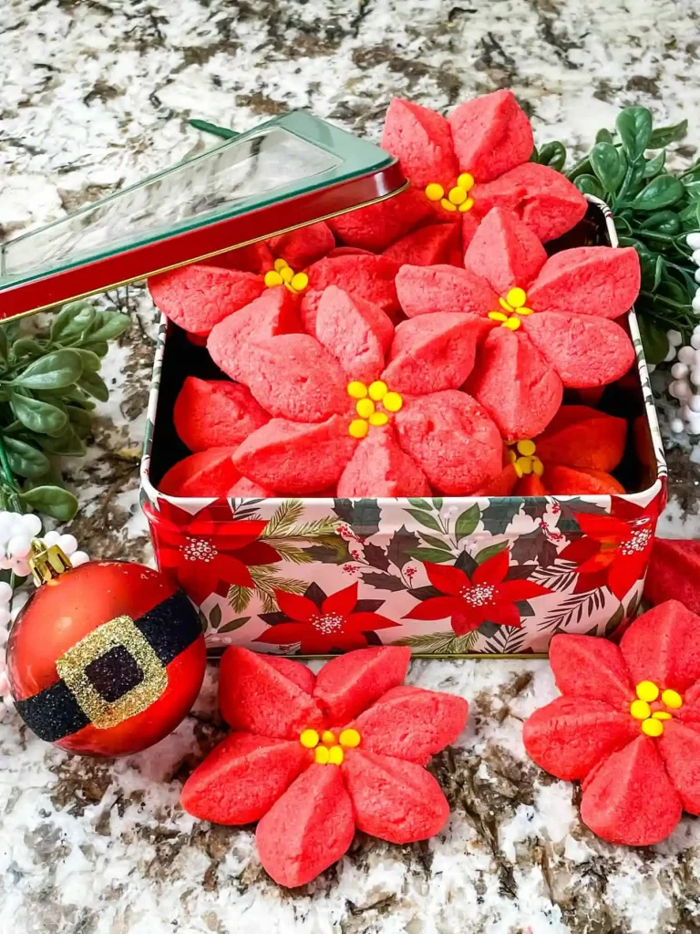 Poinsetta Cookies