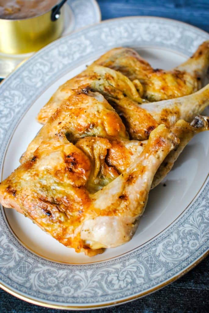 roasted chicken quarters