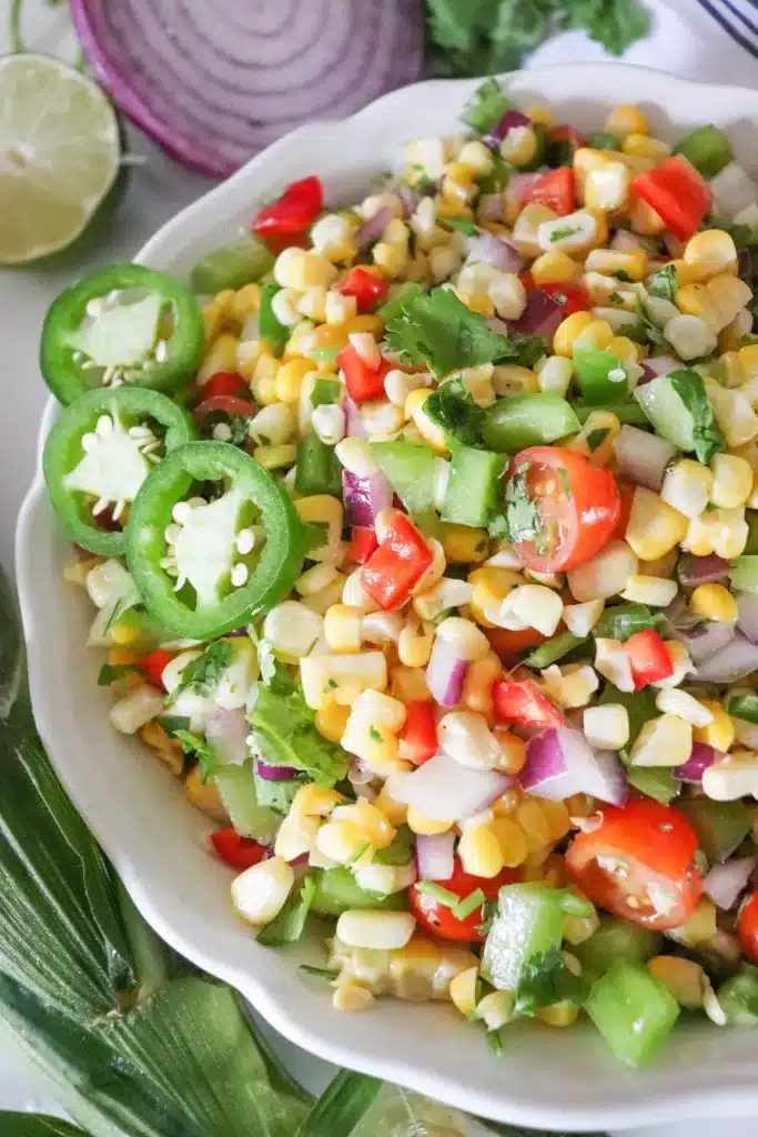 corn and tomato salad