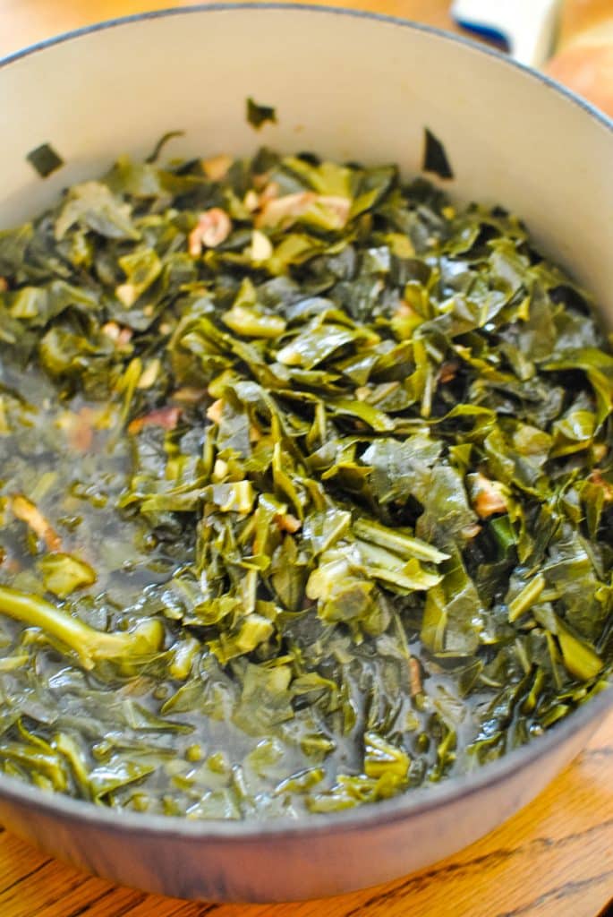 southern collard greens recipe with bacon