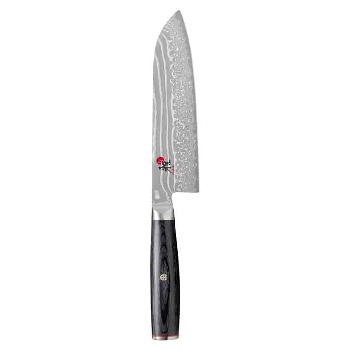 santoku knife for cutting vegetables