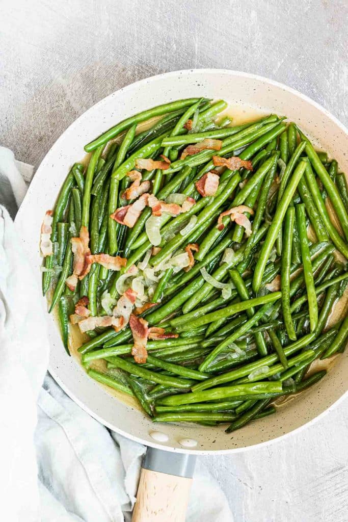 smothered green beans