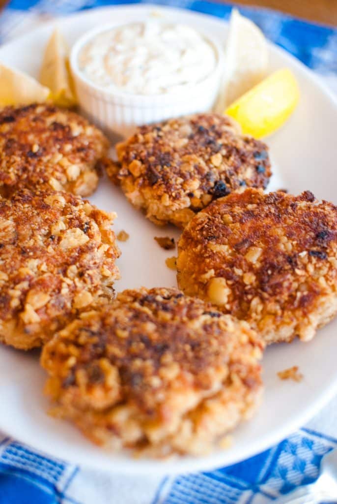 southern fried salmon cakes