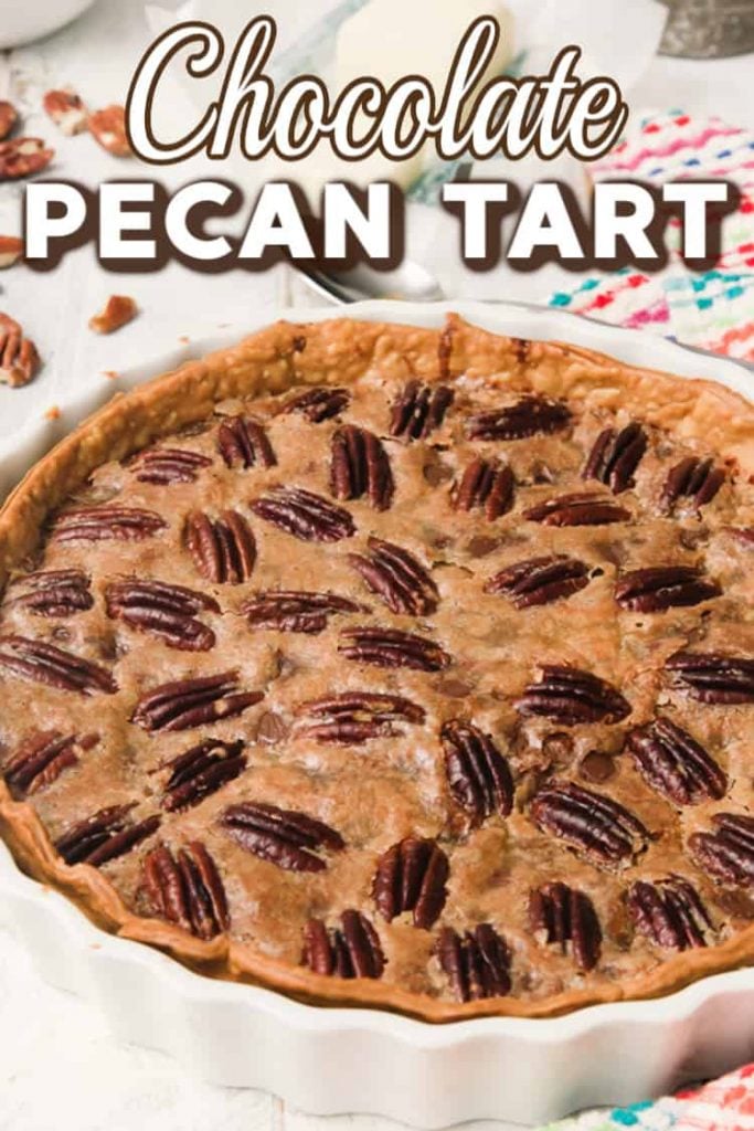 southern chocolate pecan tart