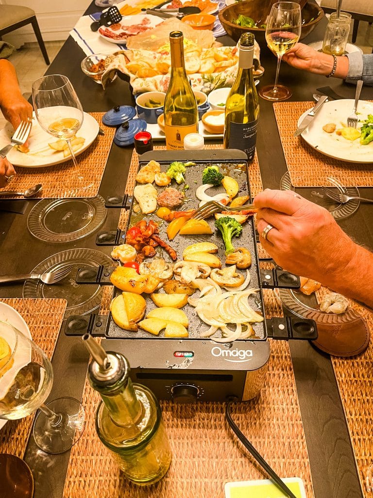 raclette dinner party ideas