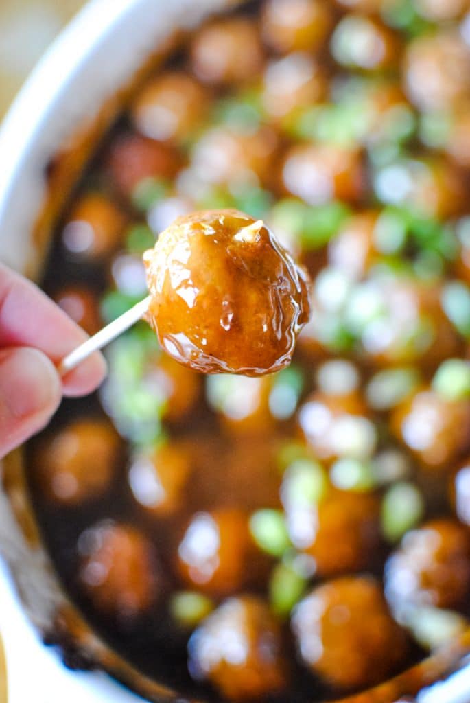 asian party meatballs