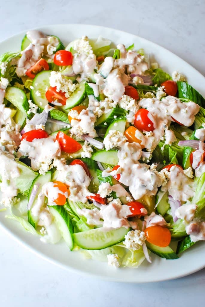 wedge salad for a crowd for a prime rib side dish