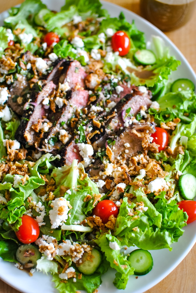 Simple Steak Salad | Delicious Steak Salad Recipe