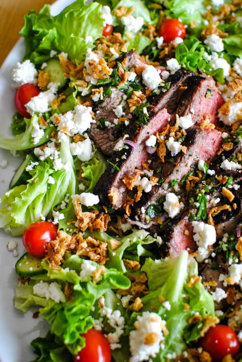 Simple Steak Salad | Delicious Steak Salad Recipe