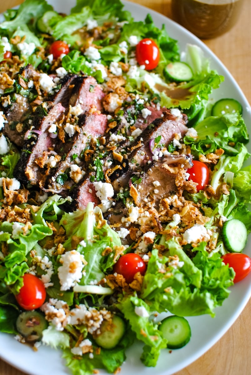 Simple Steak Salad | Delicious Steak Salad Recipe