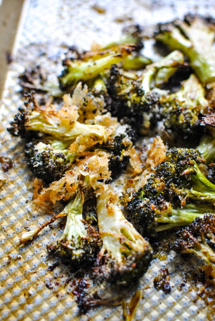 Easy Roasted Broccoli with Parmesan 