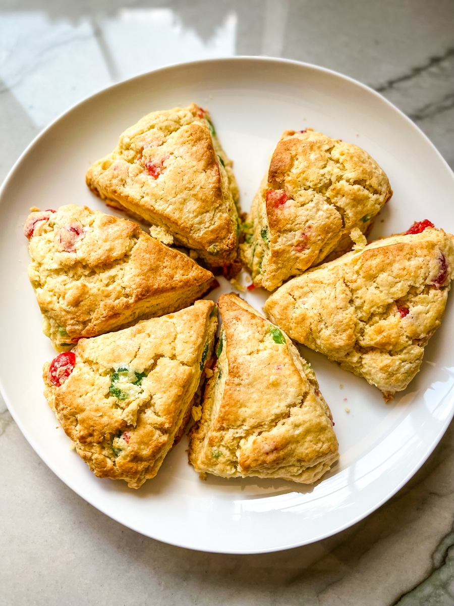 The Best and Easiest Cherry English Scones Recipe