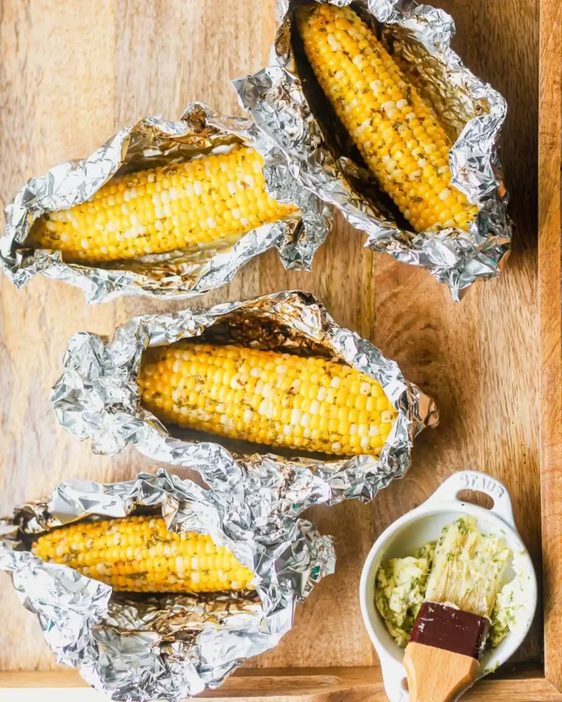 grilled corn in foil for 4th of july