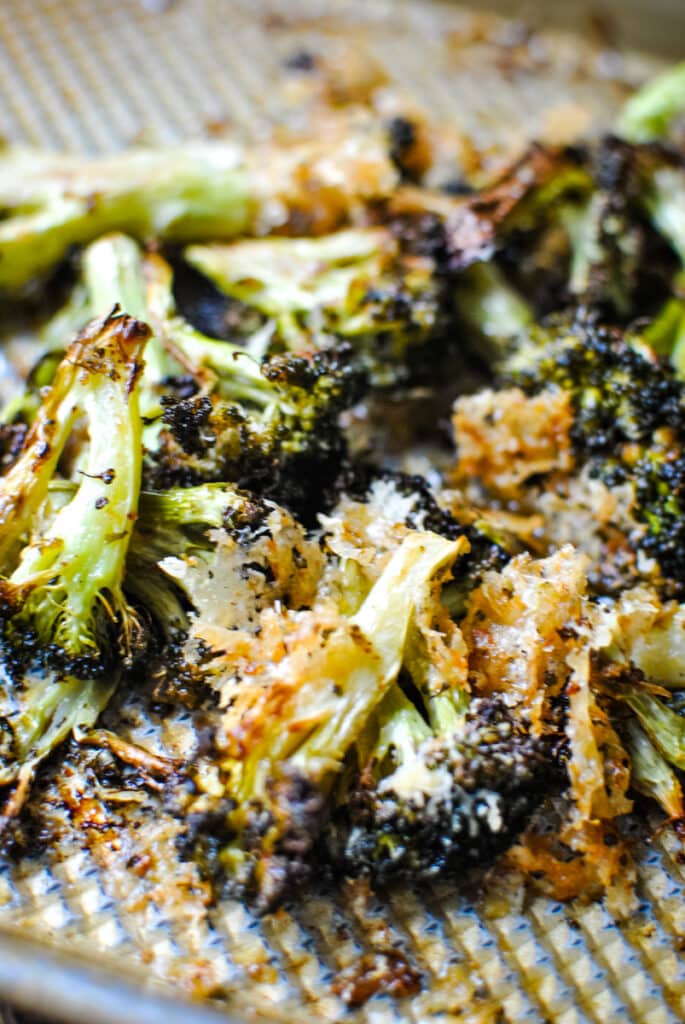 Roasted Broccoli with Parmesan Cheese