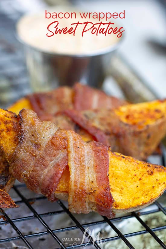 bacon wrapped sweet potatoes