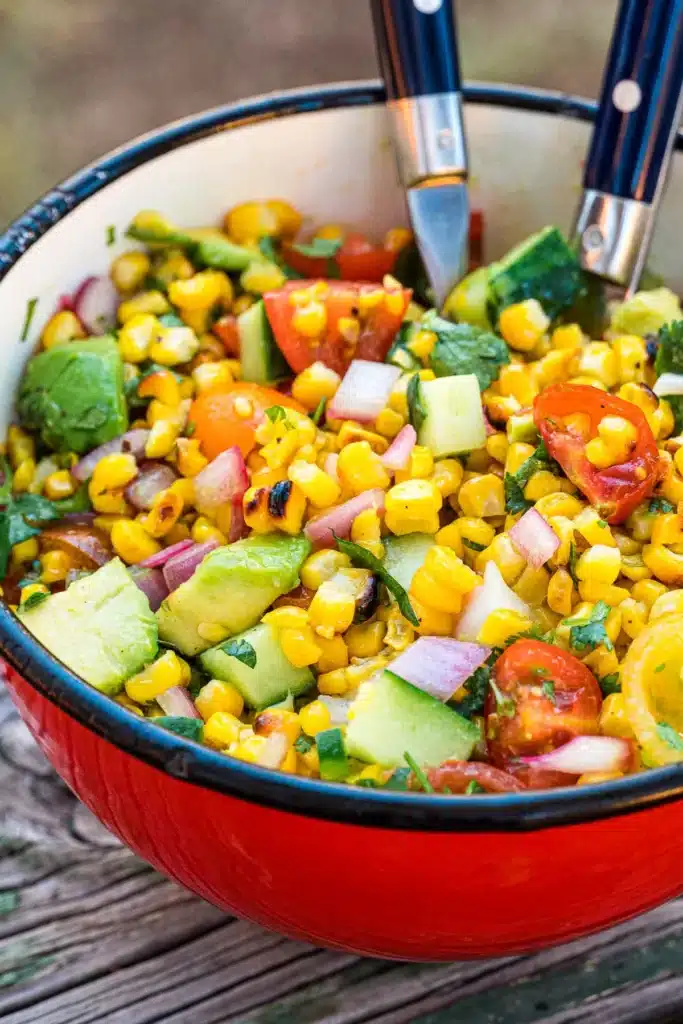 Roasted corn salad recipe