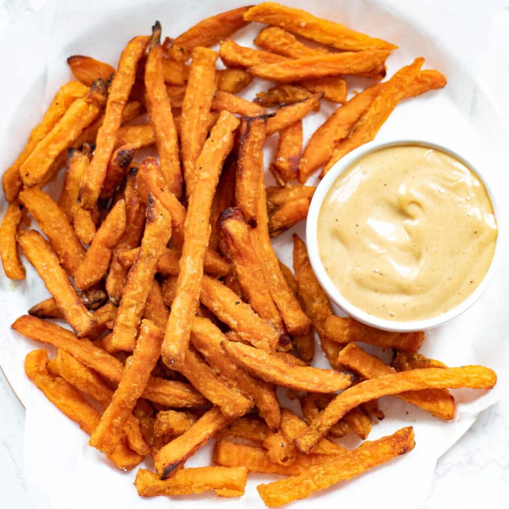 air fryer sweet potato fries from frozen