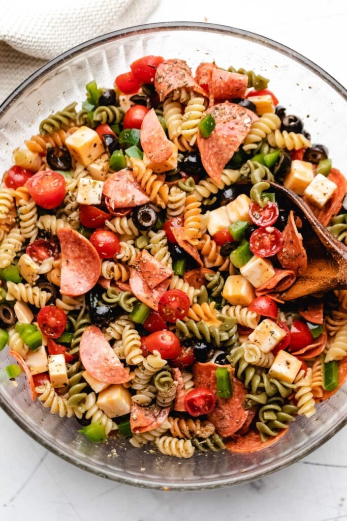 Pasta Salad for BLT Sandwiches