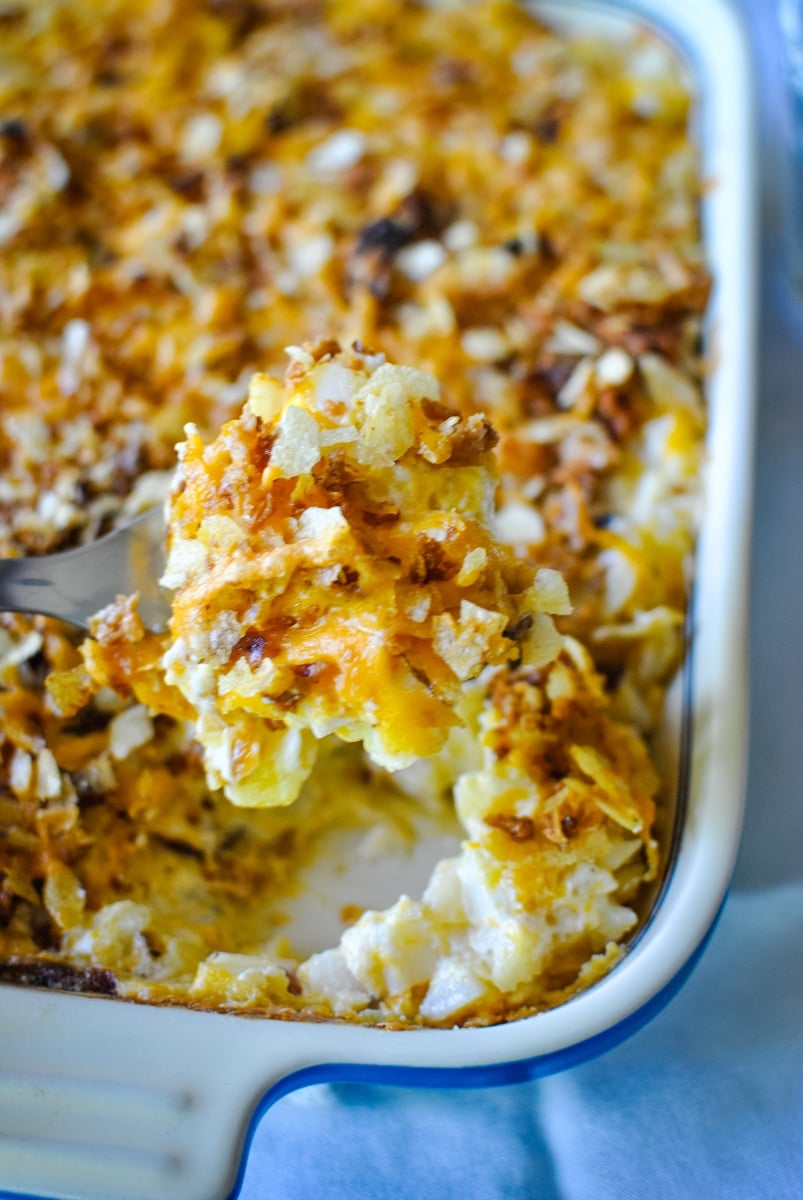 Easy Hash Brown Casserole Recipe with Sour Cream