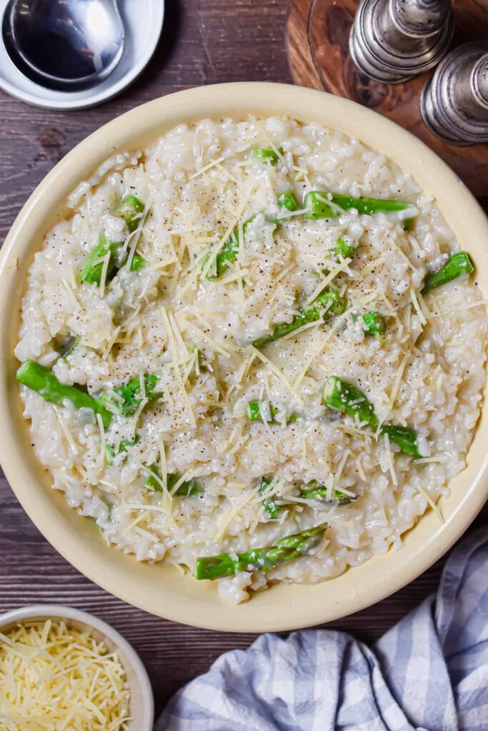 instant pot asparagus risotto